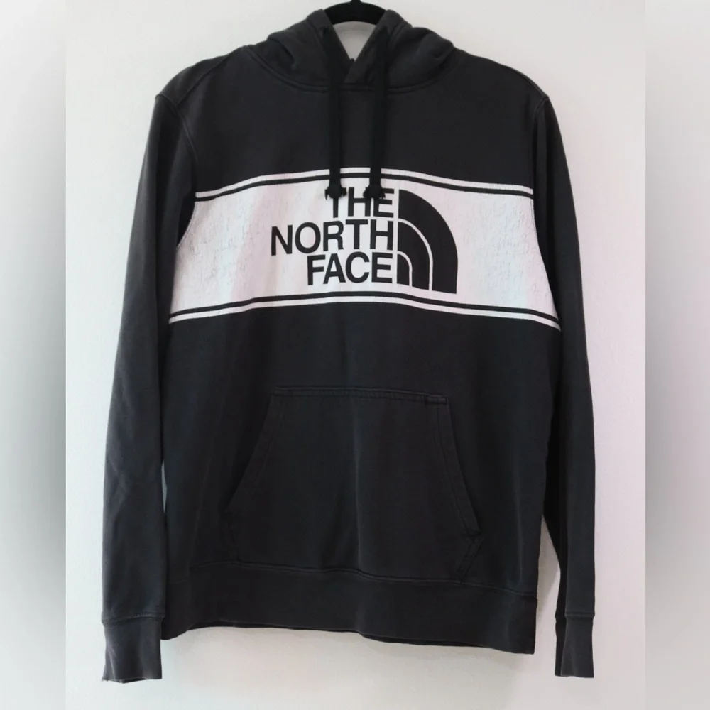 The North Face Black and White Hoodies Sweatshirts